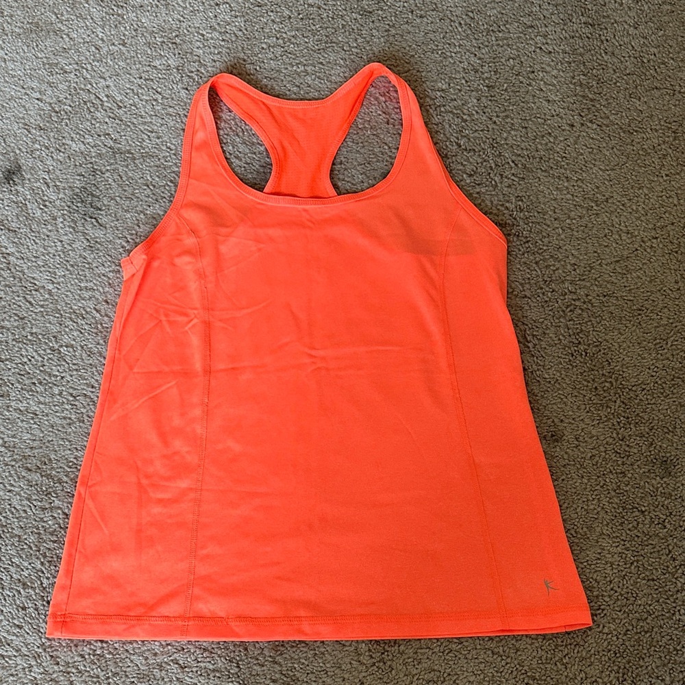 Danskin Vibrant Orange Tank Top Size Medium